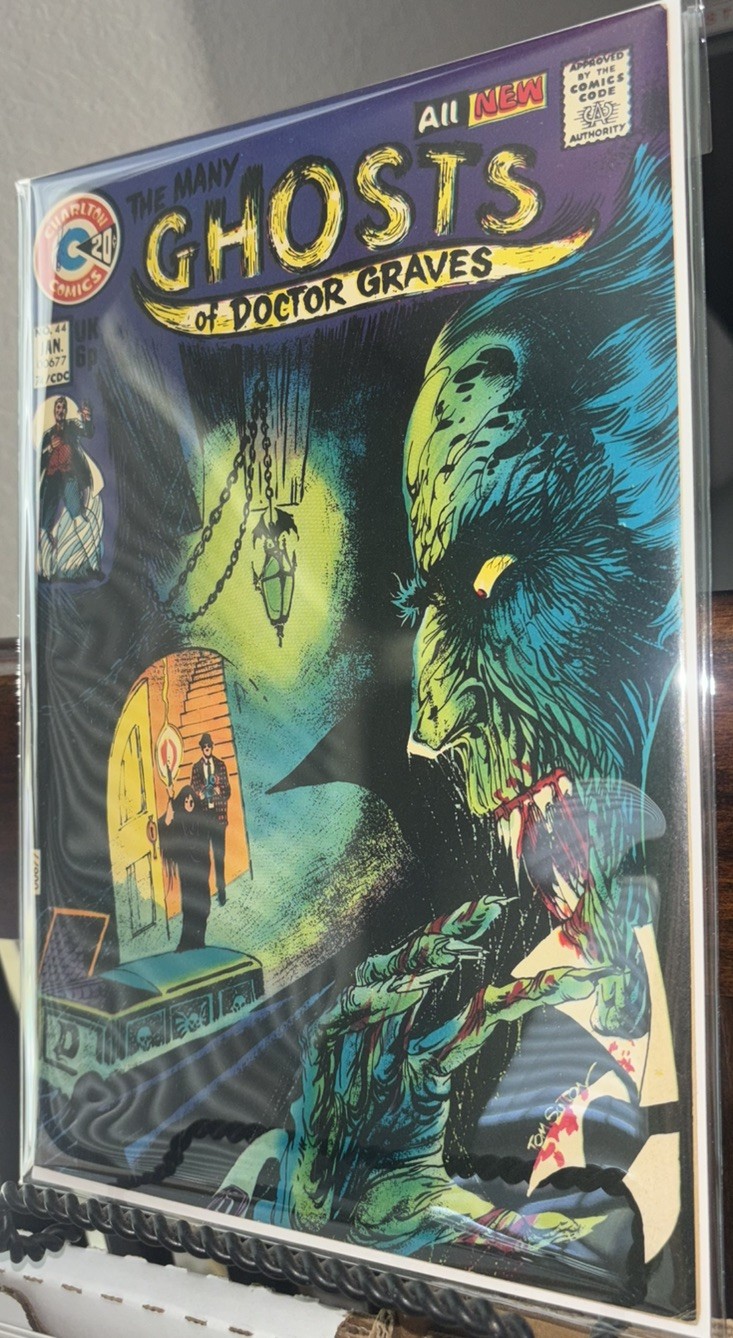 The Many Ghosts of Doctor Graves #44 CHARLTON Comics 1974 Tom Sutton Fine+