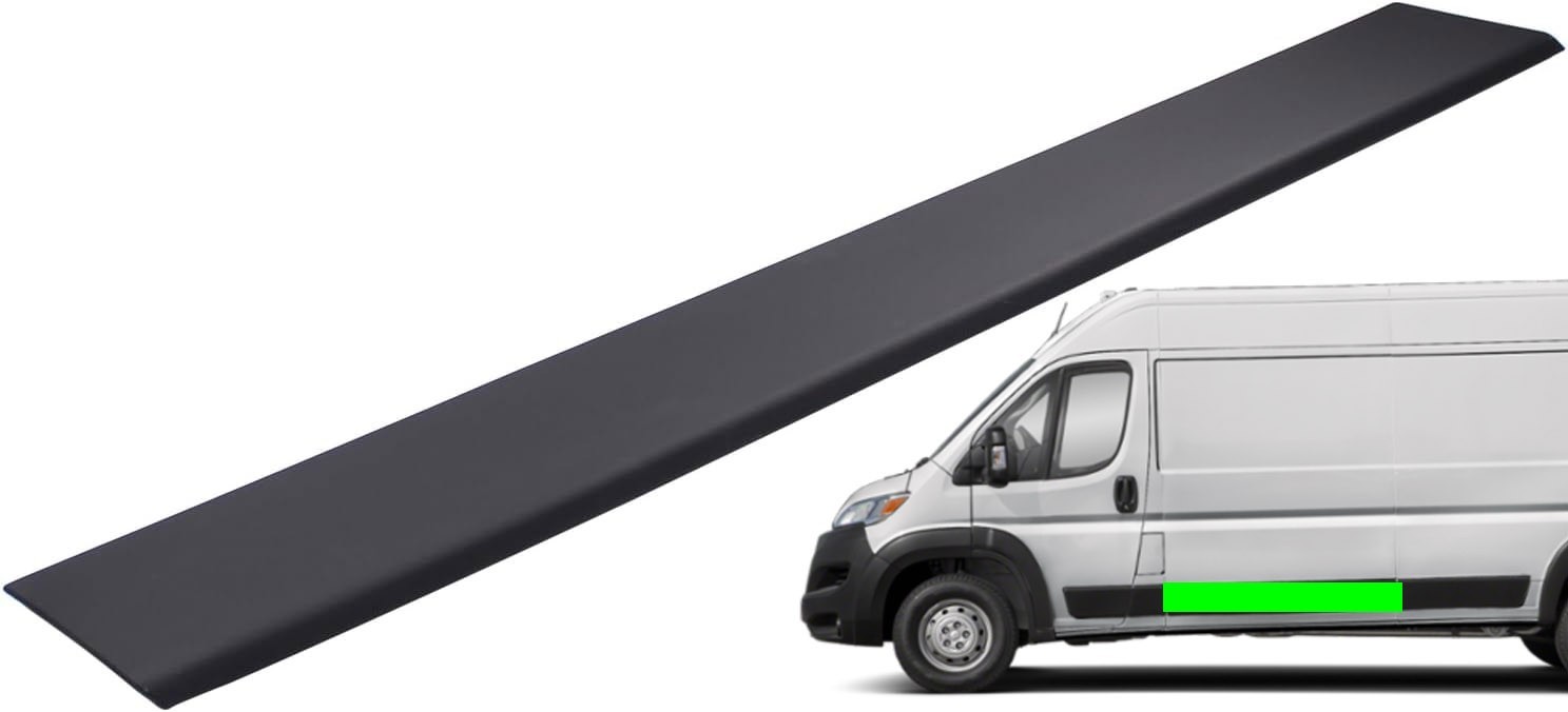 FIT 2019-2025 DODGE RAM PROMASTER 2500 DRIVER SIDE SLIDING DOOR TRIM MOLDING 