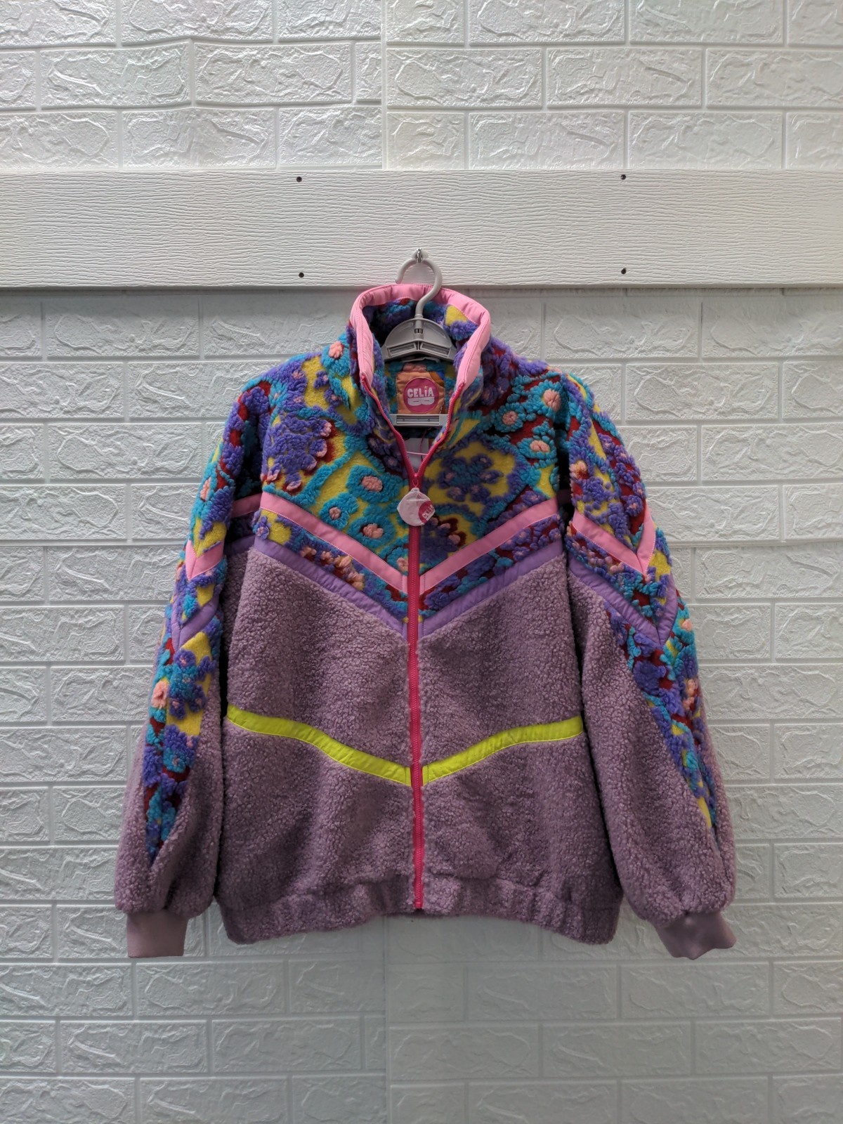 New Celia B. Women\'s Amaranto Jacket Cozy Sherpa Sz M
