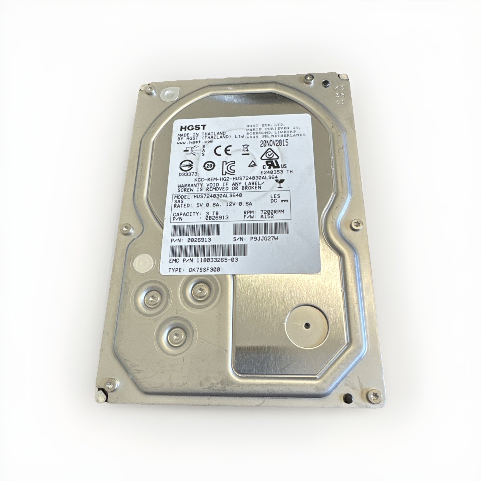 Hitachi HGST HUS724030ALS640 3TB 7.200 SAS 3.5\ Hitachi HGST HUS724030ALS640 3TB 7.200 SAS 3.5\