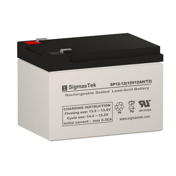 Long Way LW-6FM10D 12 Volt 12 Amp Hour SLA Battery Replacement By SigmasTek
