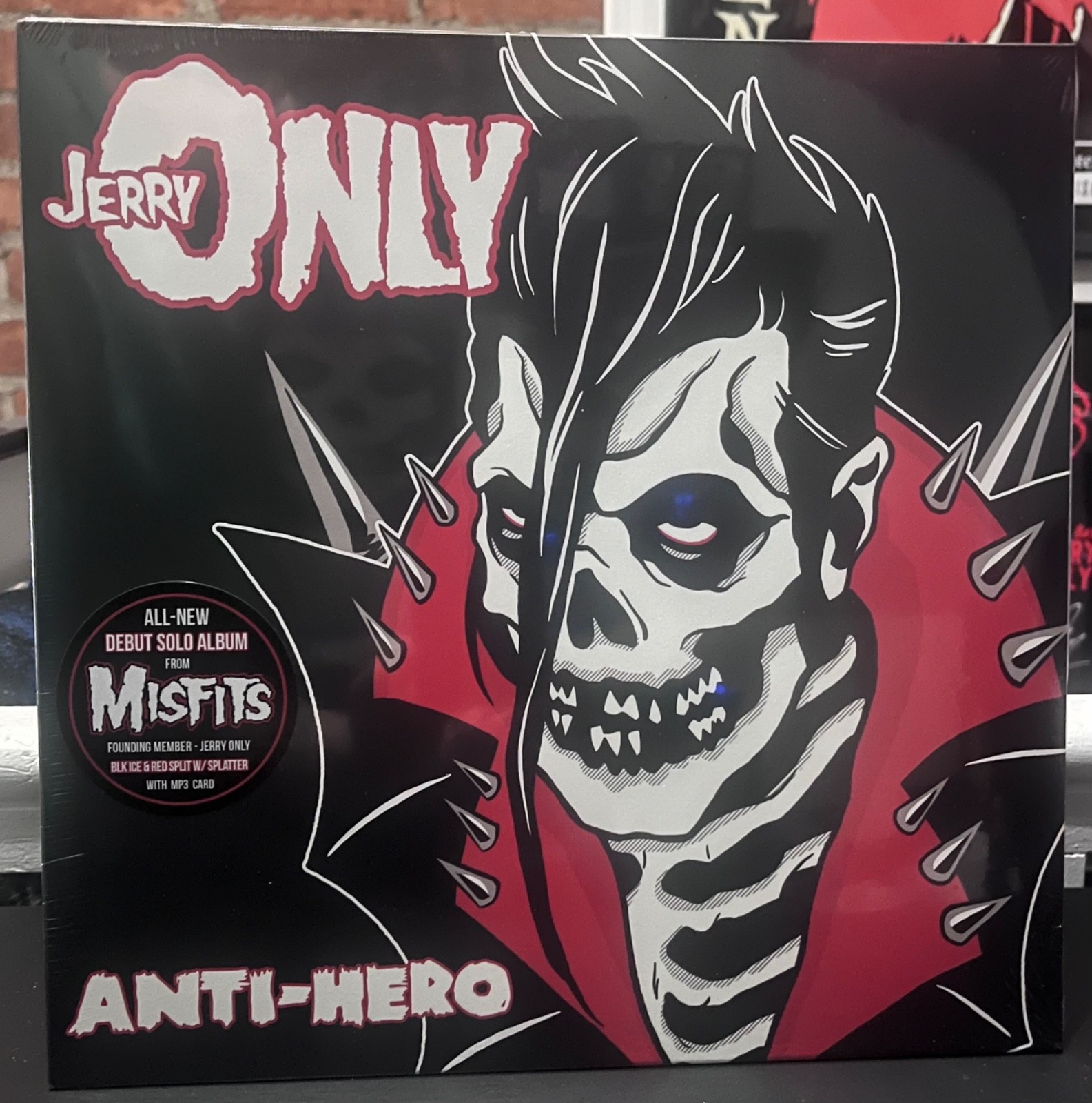 SEALED Jerry Only Anti-Hero Vinyl Record Blk Ice & Red Split/Splatter US EU LP SEALED Jerry Only Anti-Hero Vinyl Record Blk Ice & Red Split/Splatter US EU LP