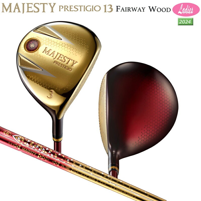 Women MAJESTY PRESTIGIO13 FairwayWood 3w RH TL760 graphite  Flex Ladies HC New