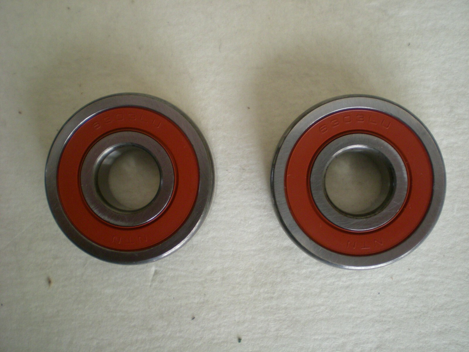 NTN Deep Groove Ball Bearing Sealed  17 mm x 47 mm x 14 mm 6303LU ( Lot Of 2 )