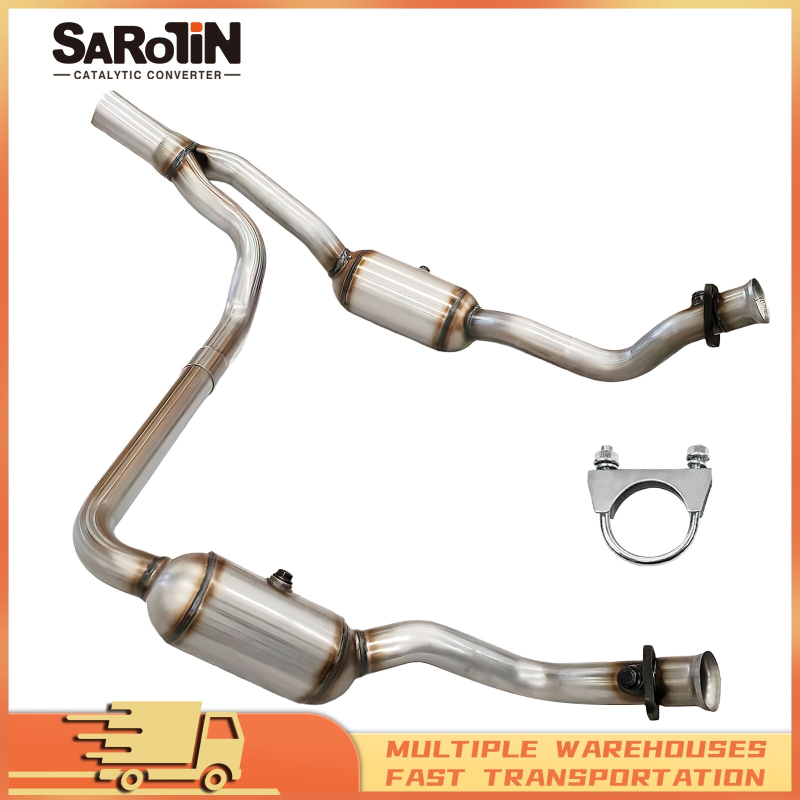 Catalytic Converter For 2010-2011 Jeep Wrangler 3.8L Complete Set Direct Fit