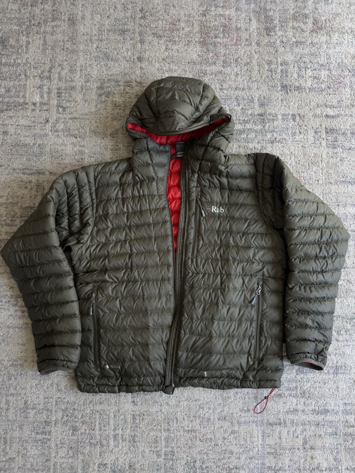 Rab Microlight Alpine Down Jacket Mens Size Large Olive Green Puffer Outdoors Rab Microlight Alpine Down Jacket Mens Size Large Olive Green Puffer Outdoors