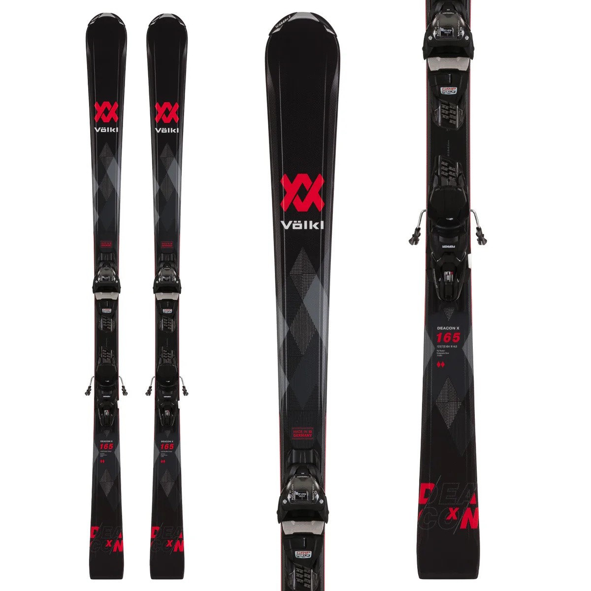 Volkl Deacon X Skis + vMotion 10 GW Bindings - 151