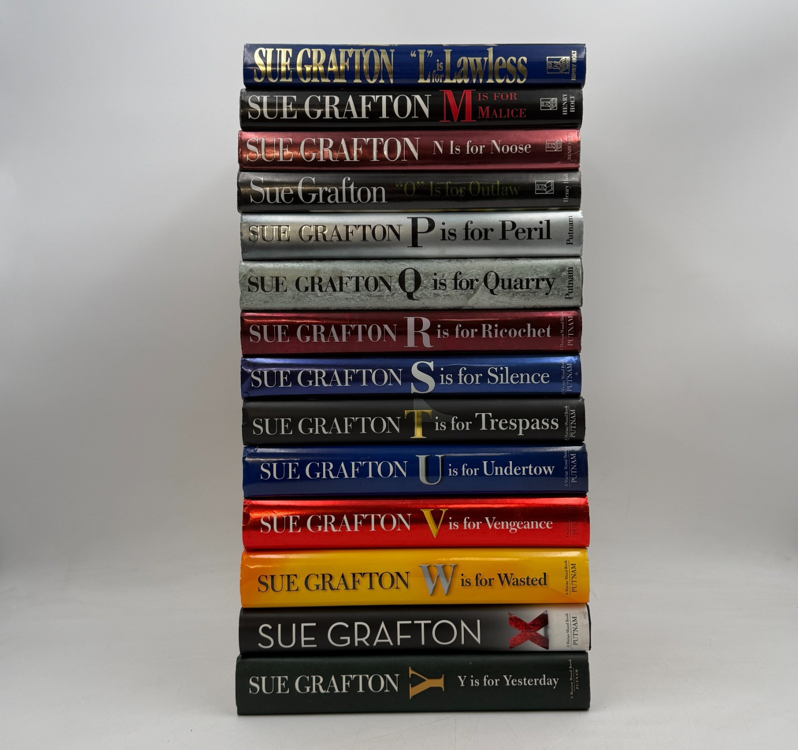 Sue Grafton Book Lot 14 Thriller Crime Alphabet Mystery Suspense Hardcover HCDJ