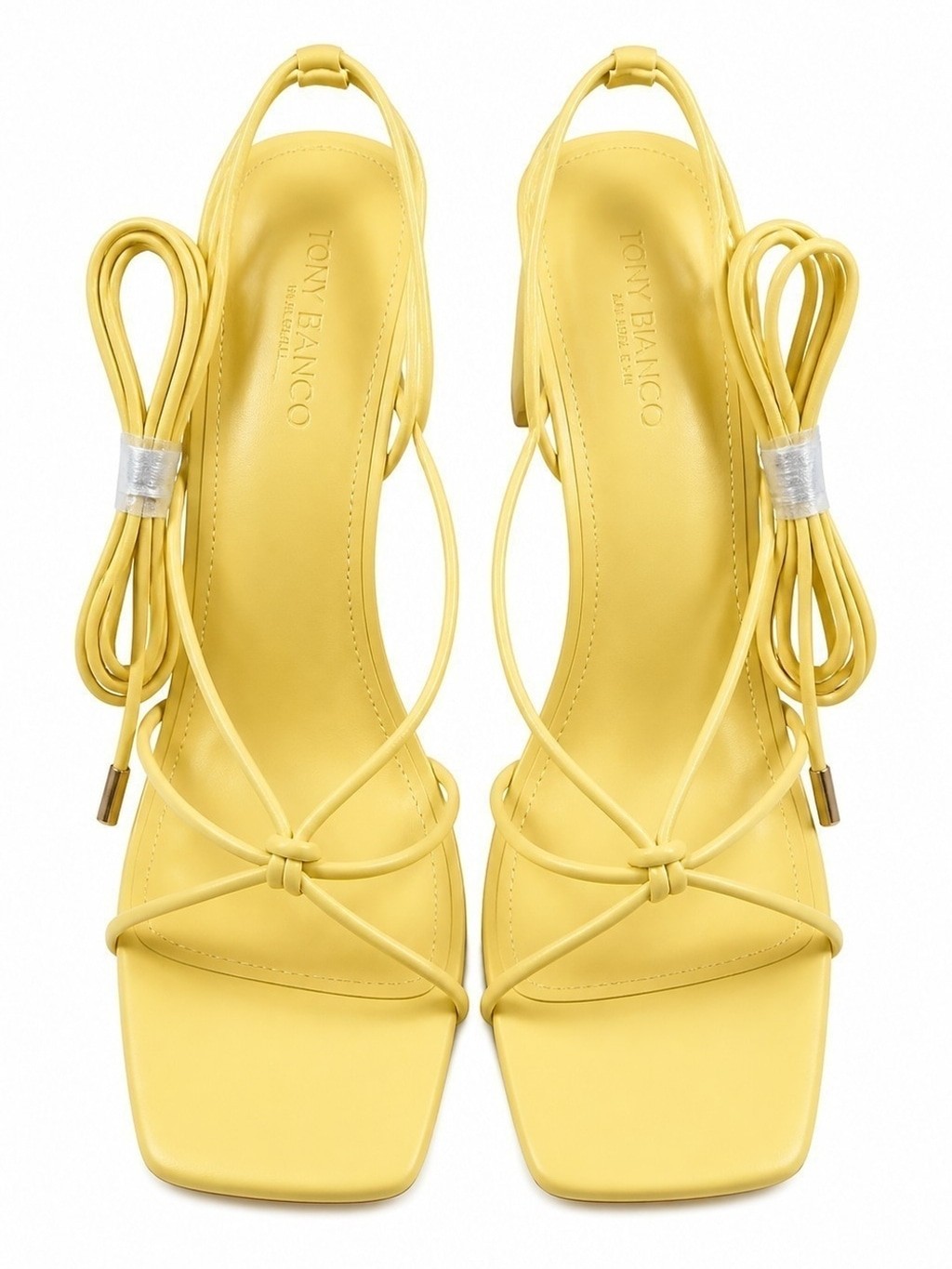 Lace-Up Square Toe Sandals Lace-Up Square Toe Sandals