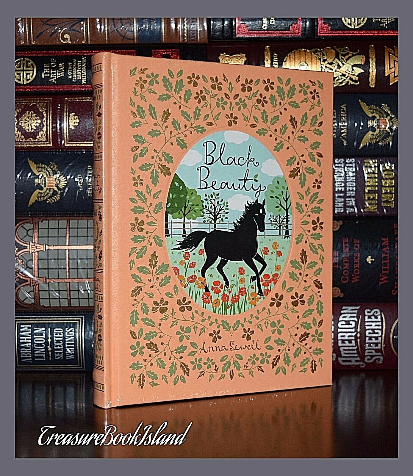 Black Beauty by Anna Sewell Illustrated New Sealed Leather Collectible Hardcover