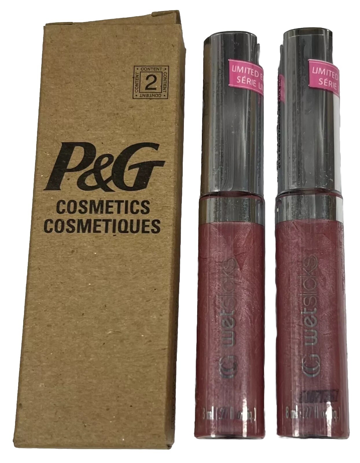 2 Covergirl Wetslicks Lip Gloss  Sealed, Boxed DELIGHT
