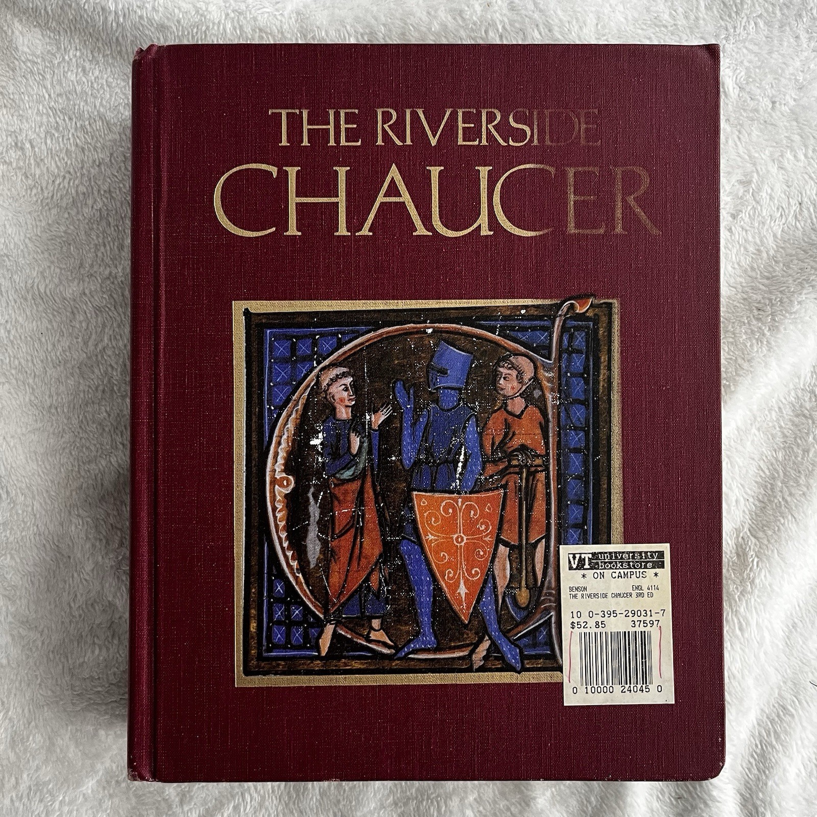 The Riverside Chaucer 3rd Edition Geoffrey Chaucer Larry Benson 1987 Hardcover The Riverside Chaucer 3rd Edition Geoffrey Chaucer Larry Benson 1987 Hardcover