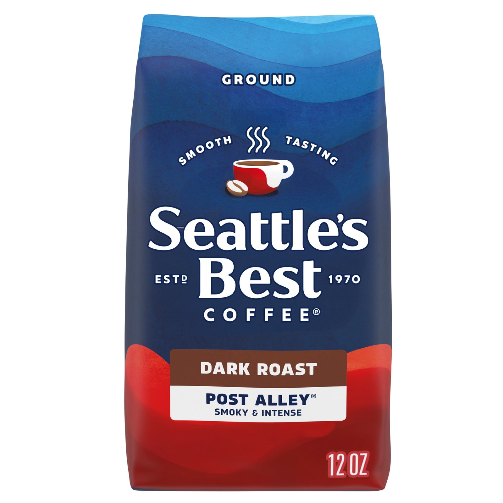 Seattle’s Best Coffee, Post Alley, Dark Roast, Ground Coffee, 100% Arabica,12 oz Seattle’s Best Coffee, Post Alley, Dark Roast, Ground Coffee, 100% Arabica,12 oz
