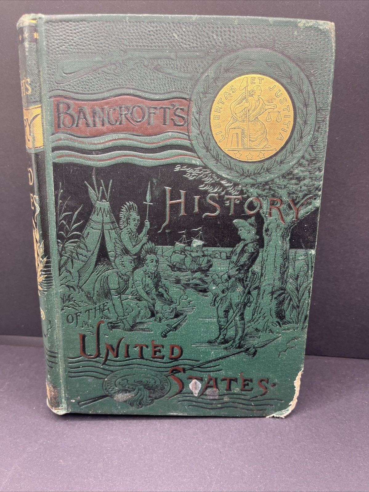 History of the Colonization of The United States by George Bancroft 1886 HC HTF