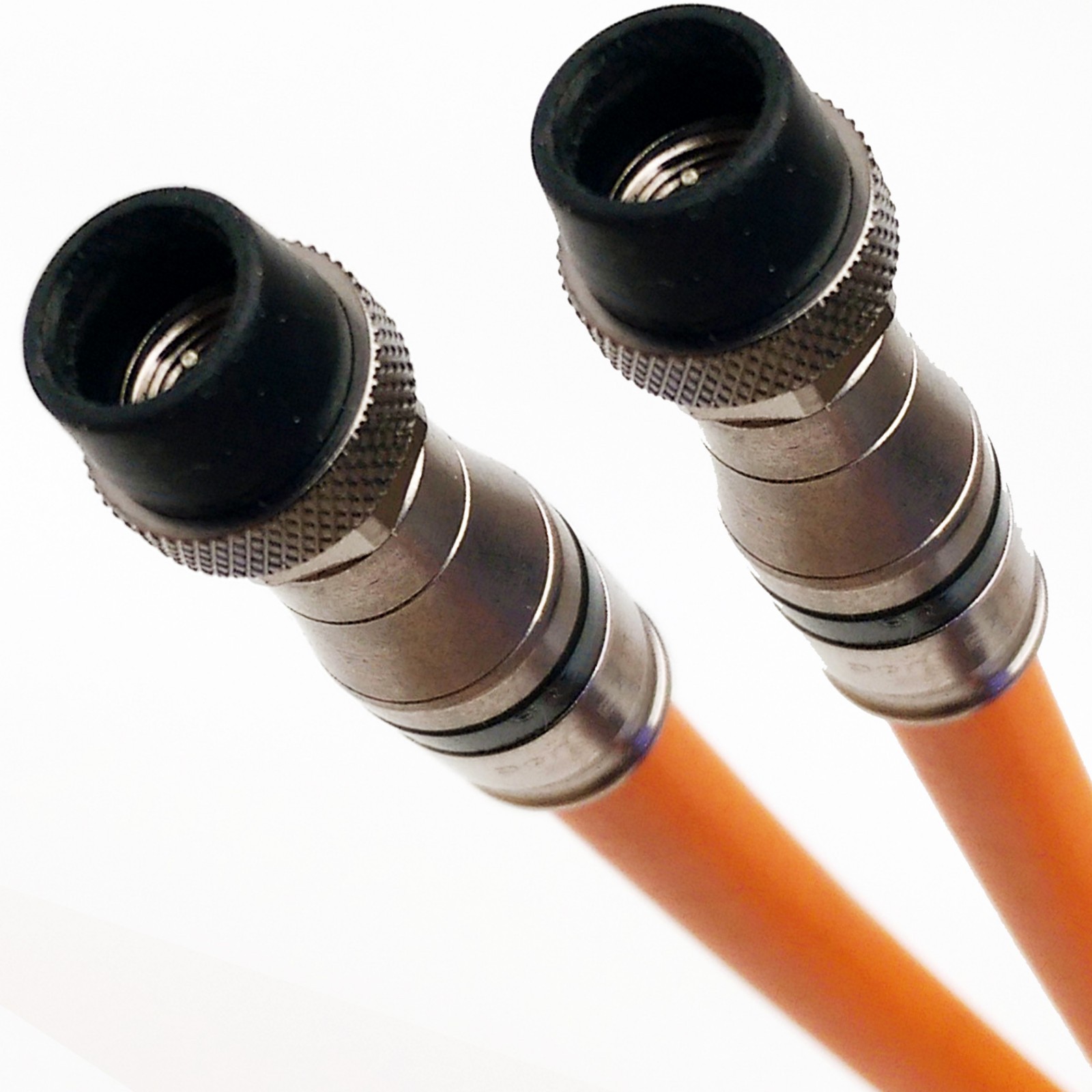 TRI-SHIELD RG11 DIRECT BURIAL UNDERGROUND COAXIAL CABLE w/ WEATHER BOOT FITTINGS TRI-SHIELD RG11 DIRECT BURIAL UNDERGROUND COAXIAL CABLE w/ WEATHER BOOT FITTINGS