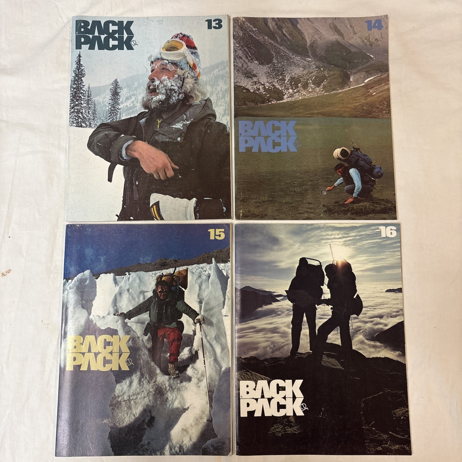 Vintage 1976 Backpacker Magazine Lot - Issues 13, 14, 15, 16,Rare Early Editions Vintage 1976 Backpacker Magazine Lot - Issues 13, 14, 15, 16,Rare Early Editions