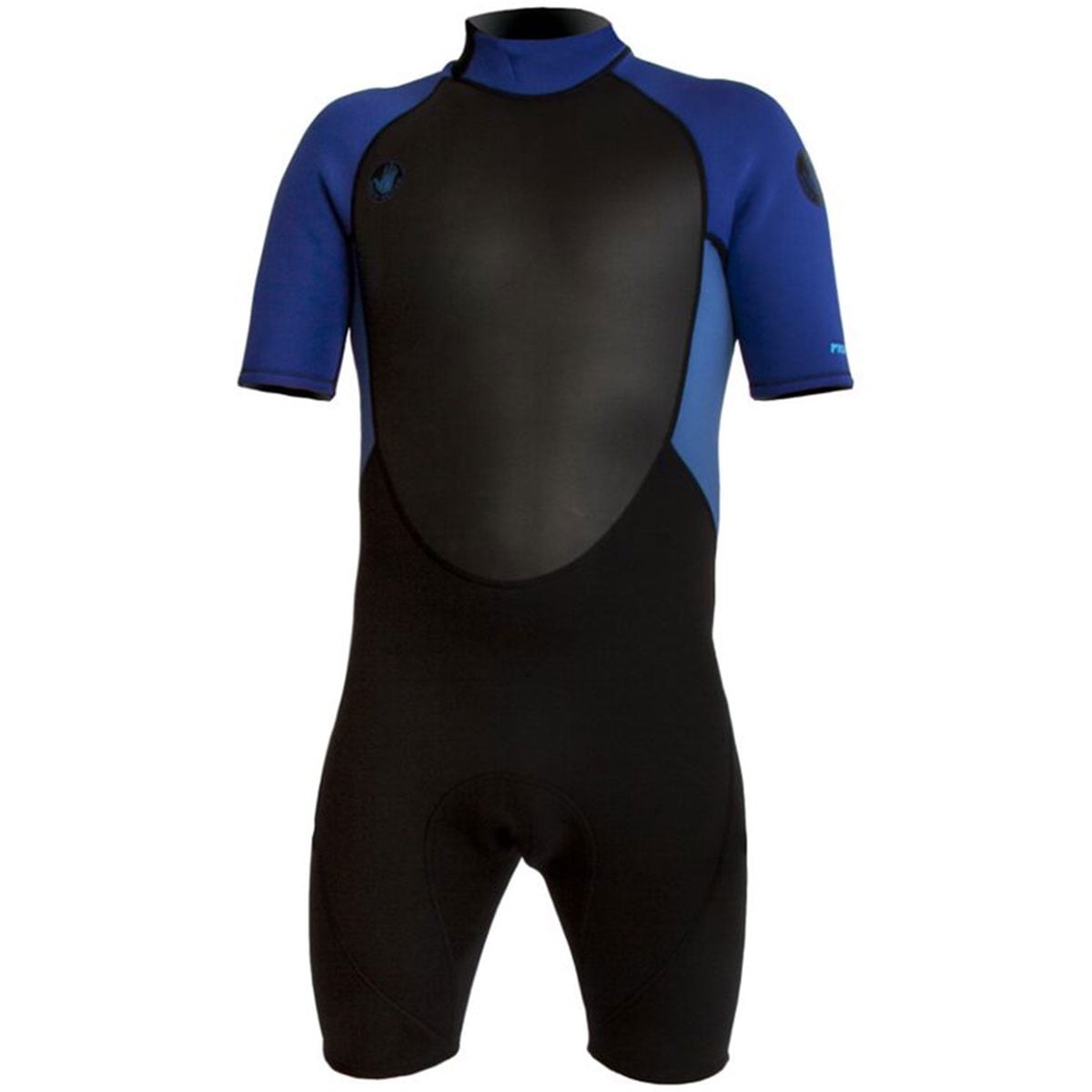 Body Glove Pro 3 Men Shorty Wetsuit, 2/1mm Neoprene, Back Zip, Medium, Black,