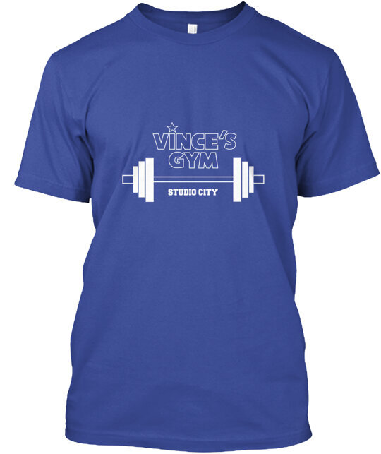 Original Vince\'s Gym Tee T-Shirt Made in the USA Size S to 5XL
