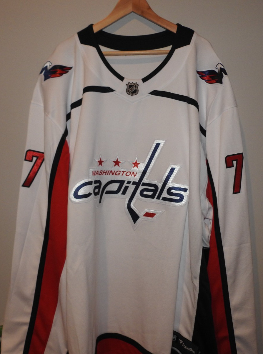 Washington Capitals Fanatics White Breakaway #77 Hockey Jersey New Mens $175 Washington Capitals Fanatics White Breakaway #77 Hockey Jersey New Mens $175