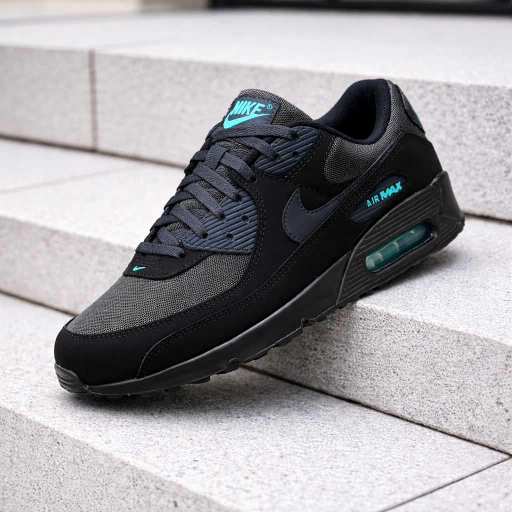 Nike Air Max 90 Black Tiffany HV6224-001 Men's Size New Nike Air Max 90 Black Tiffany HV6224-001 Men's Size New