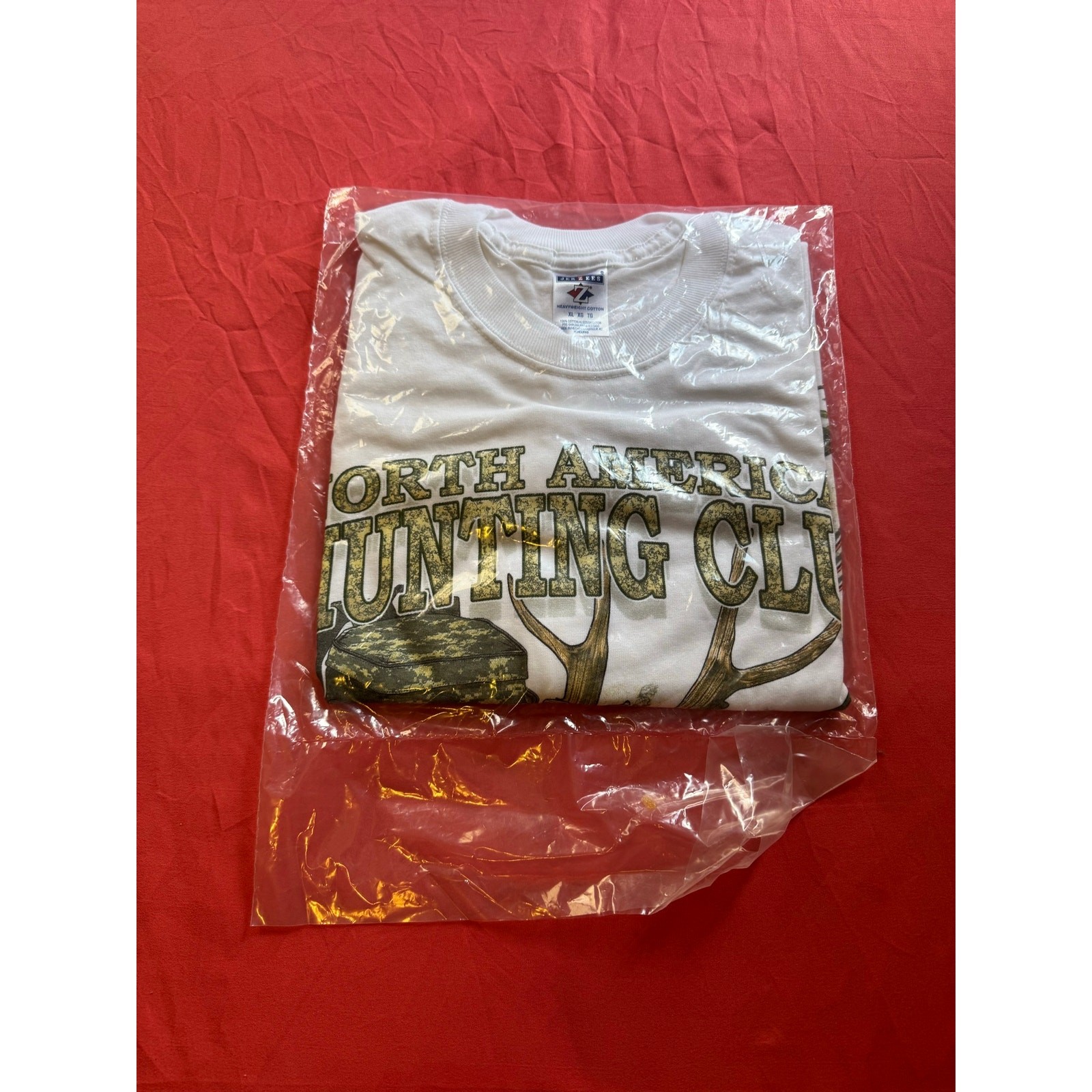 Vintage Y2K North American Hunting Club T-Shirt Deadstock Sealed XL