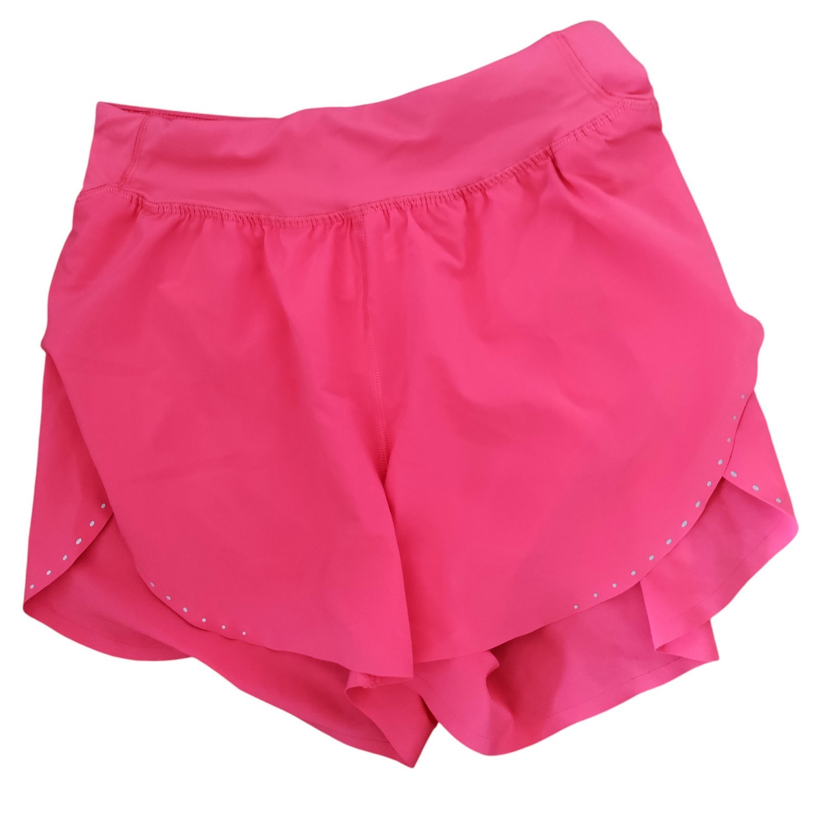Lululemon Speed Up Hi Rise Running Shorts Size 2 Pink Sporty Athletic Knit EUC