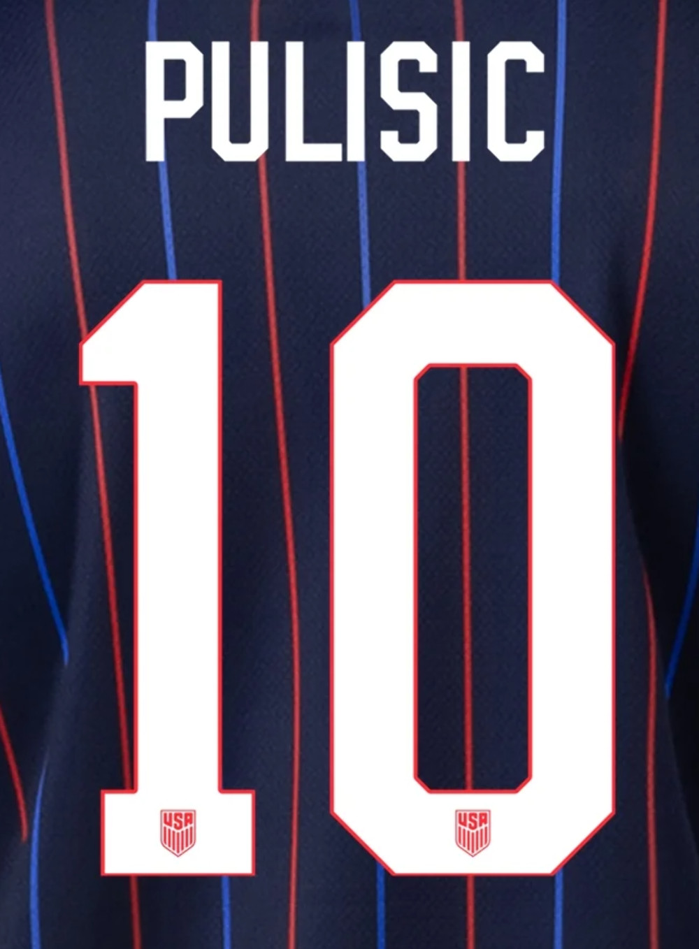 United States USWNT USMNT 2025 Home and Away Official Namesets ( Name and Number