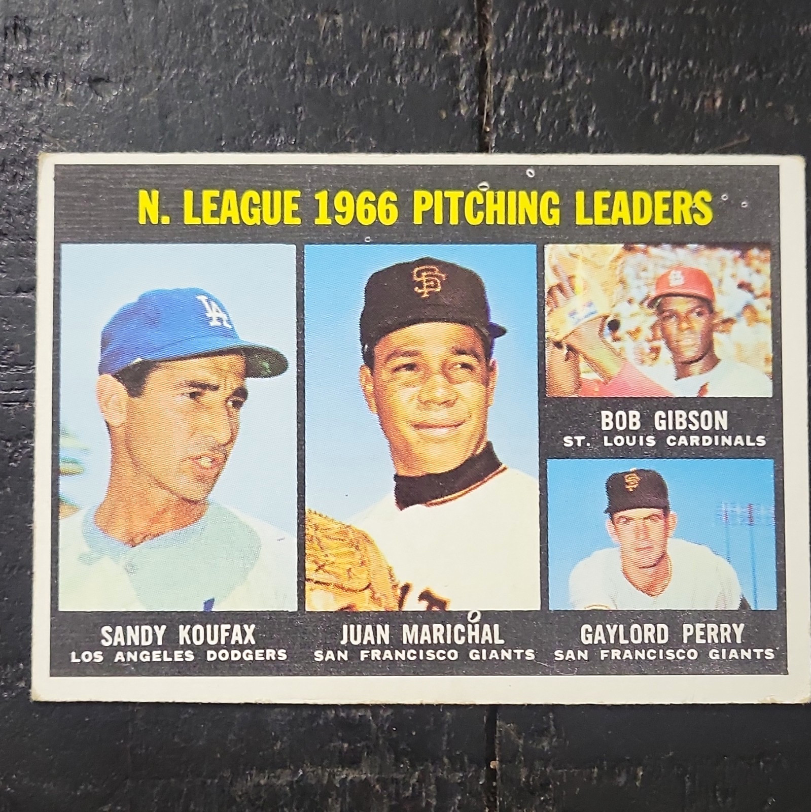 Topps 1967 Topps - #236 N. League 1966 Pitching Leaders - Koufax, Gibson 🔥🔥🔥