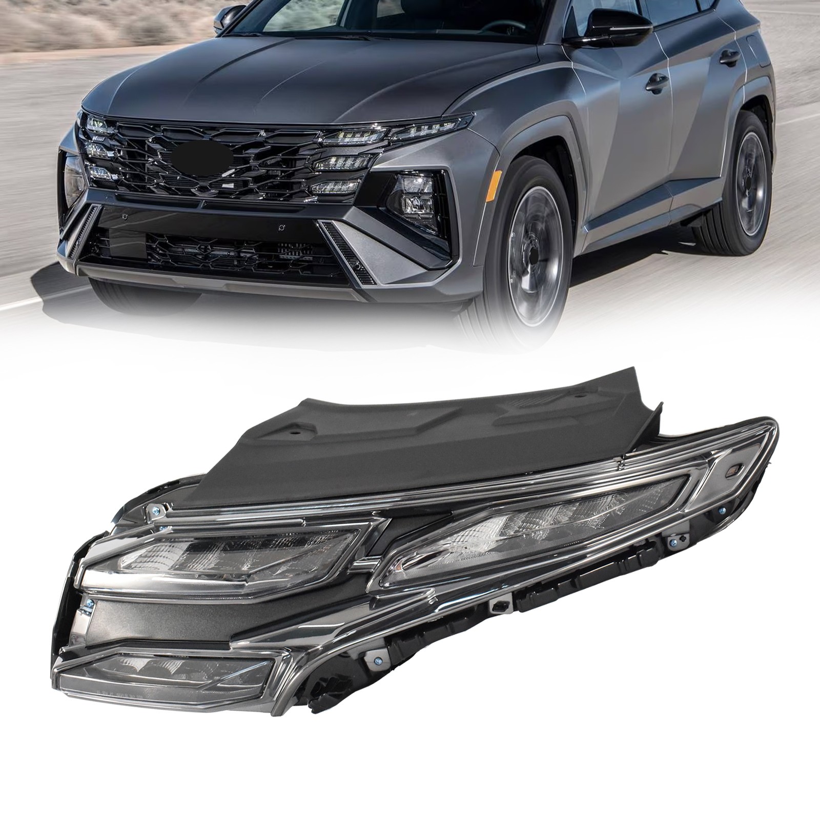 For 2025-26 Hyundai Tucson Daytime Running Light LED DRL Driver Side 92207-CW510