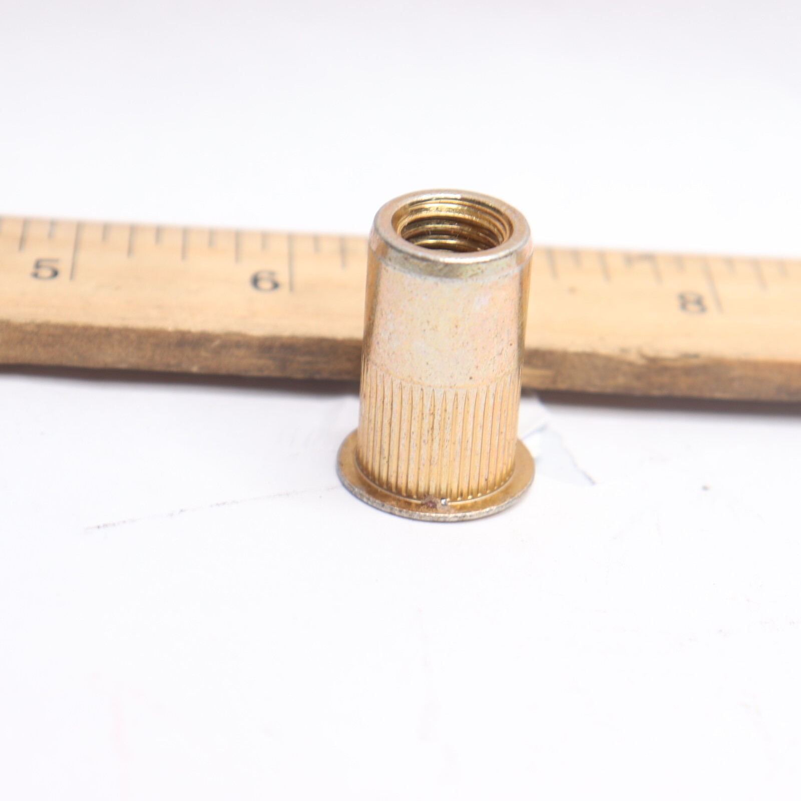 Rivet Nut Yellow Zinc 7/16-14\