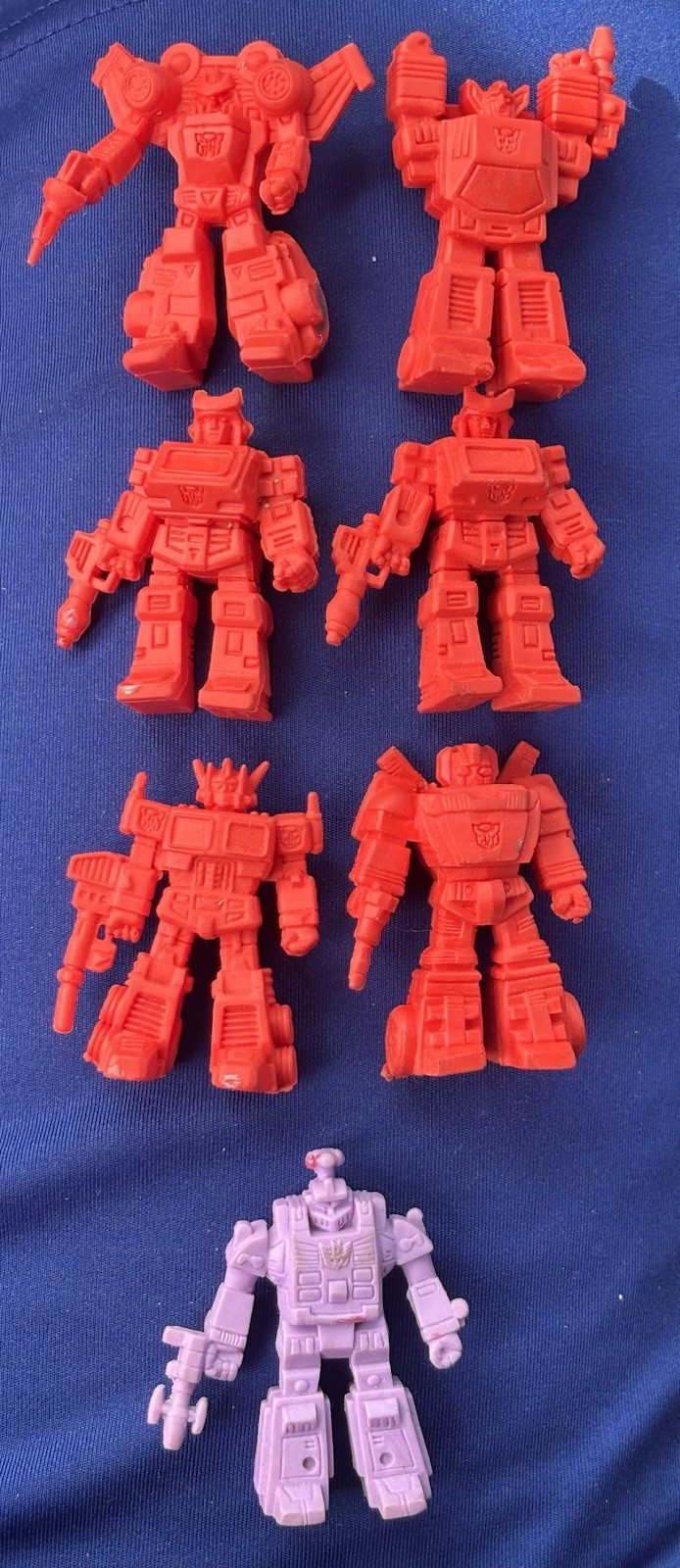 1987 Transformers Generation 1 G1 Decoy Figures, Optimus Prime and 6 Others