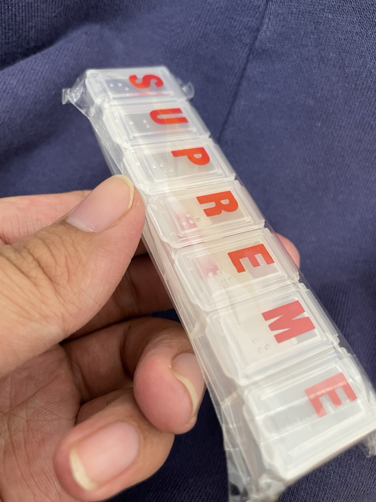 Supreme Weekday Pillbox Organizer SS15 Rare NEW Supreme Weekday Pillbox Organizer SS15 Rare NEW