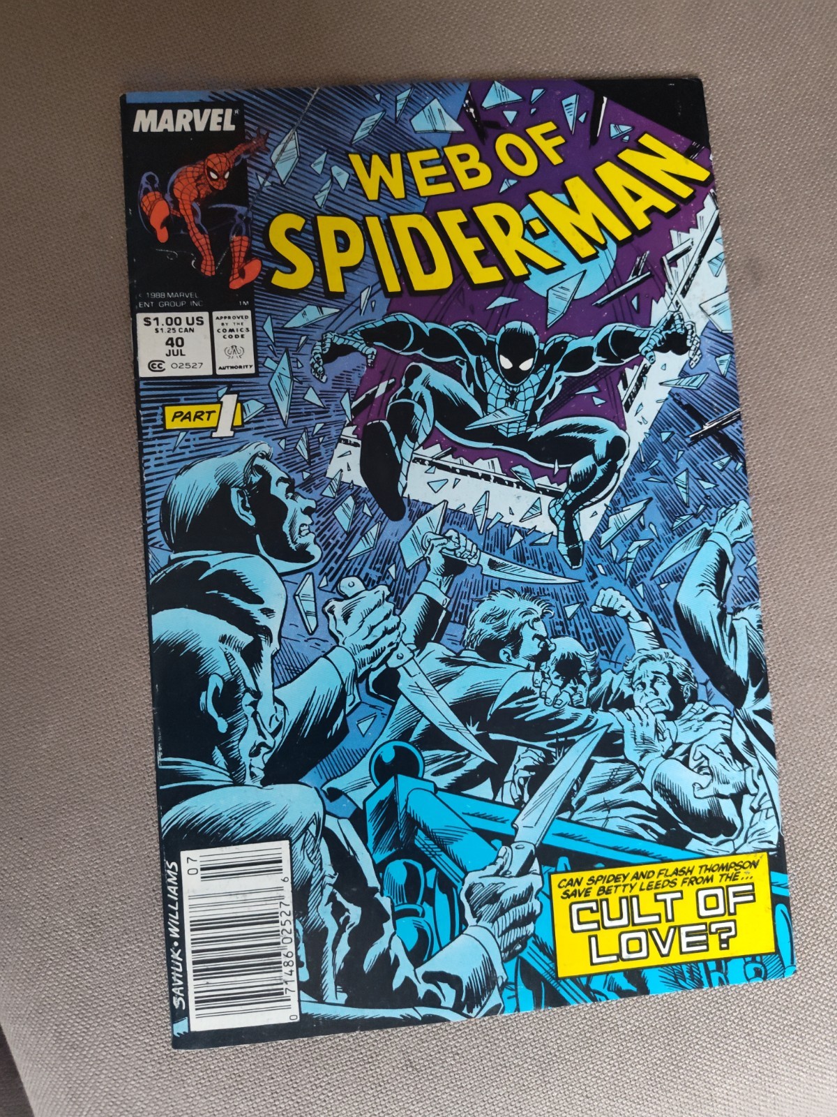 Web of Spiderman 40marvel comics / Mark jewelers insert variant /rare high grade Web of Spiderman 40marvel comics / Mark jewelers insert variant /rare high grade