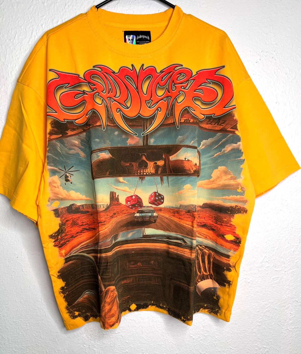 Godspeed Desert Highway Rarity MMXXIV T-Shirt Yellow Men’s Medium NWT /444