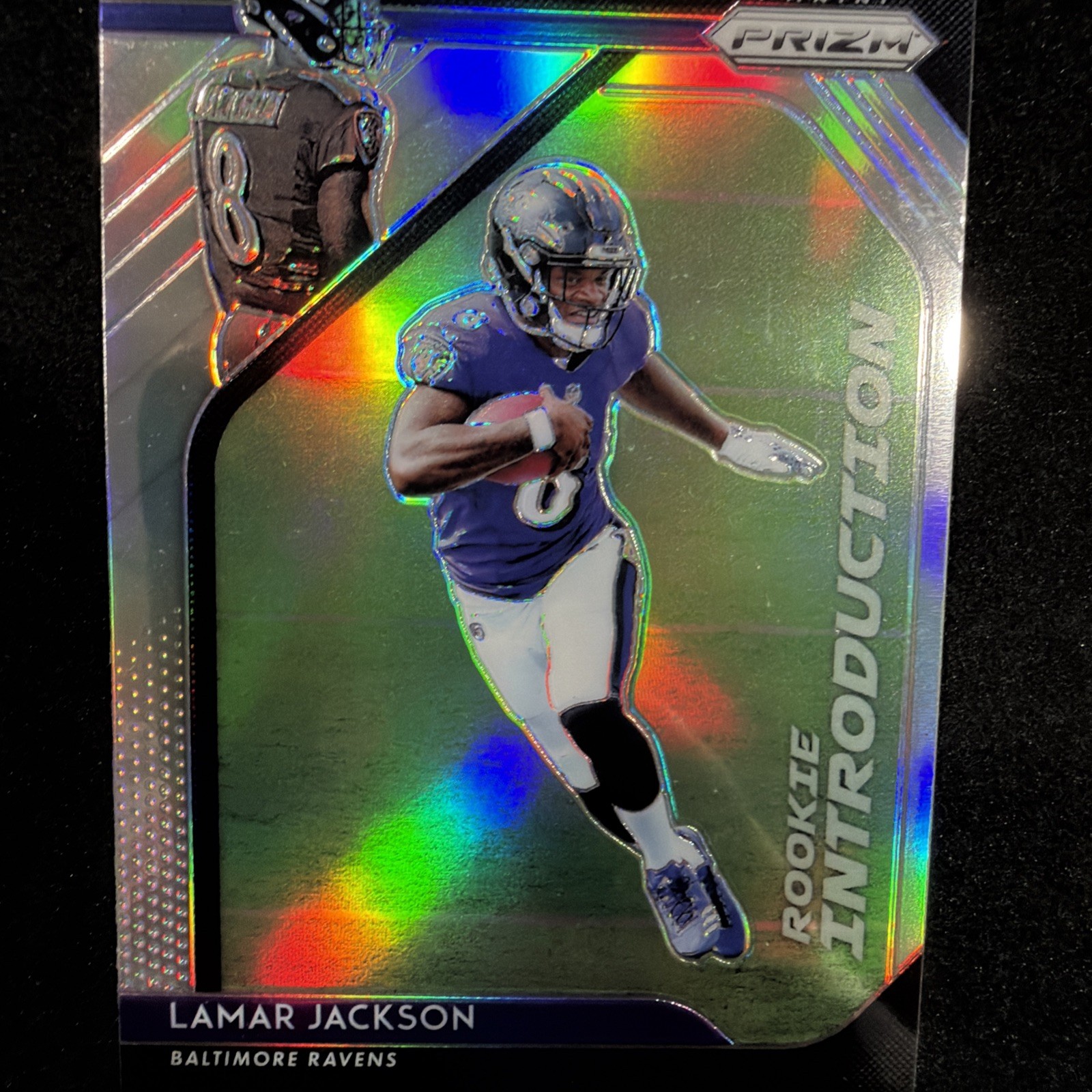 2018 Panini Prizm - Rookie Introduction Lamar Jackson #RI-12 (RC) 2018 Panini Prizm - Rookie Introduction Lamar Jackson #RI-12 (RC)
