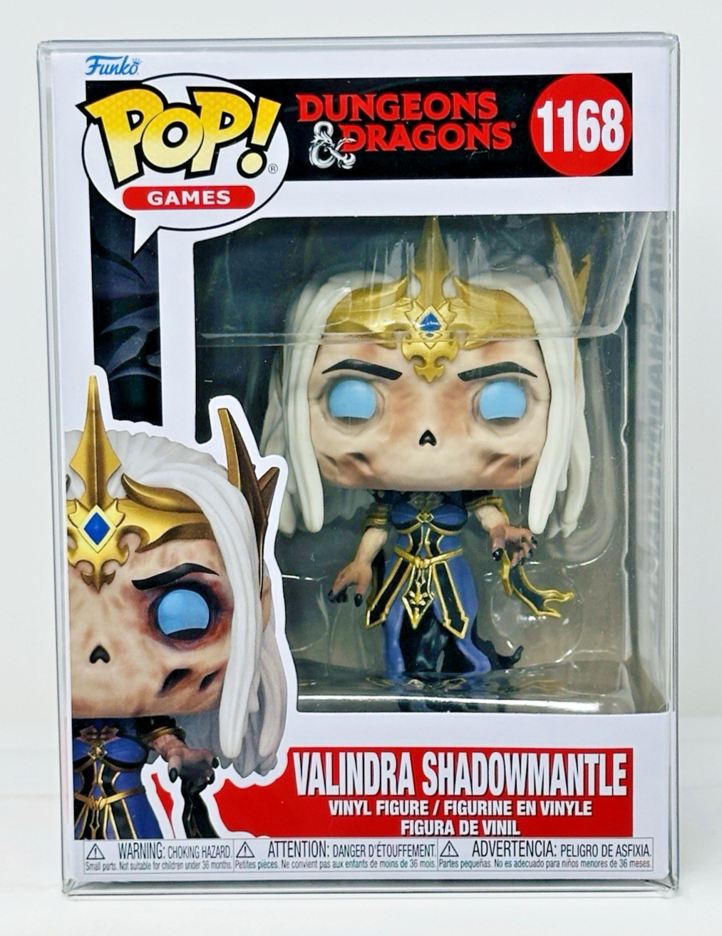 Funko Pop Dungeons & Dragons - Valindra Shadowmantle #1168  w/ Protector - New