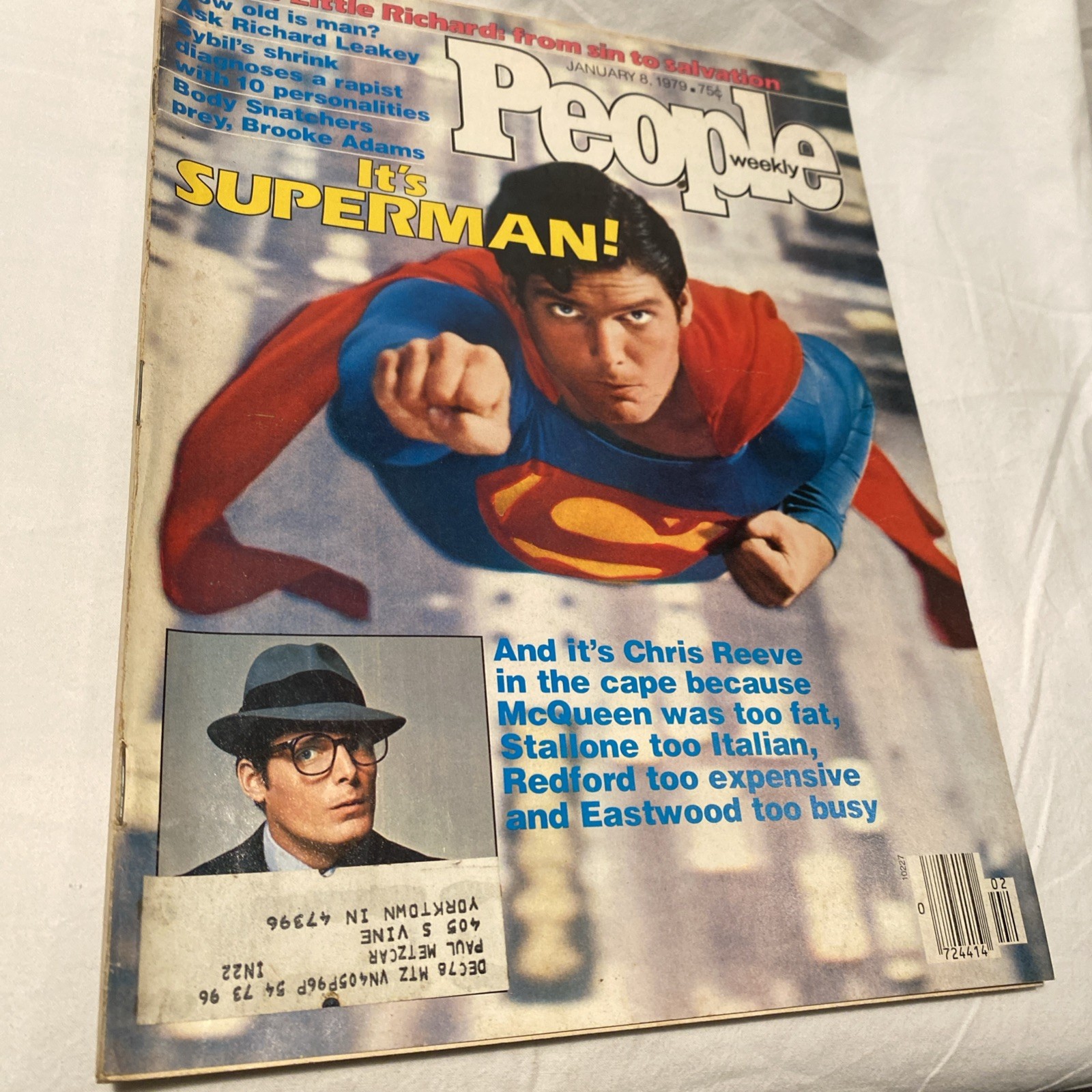 People Magazine January 8, 1979 Superman Chris Reeve People Magazine January 8, 1979 Superman Chris Reeve