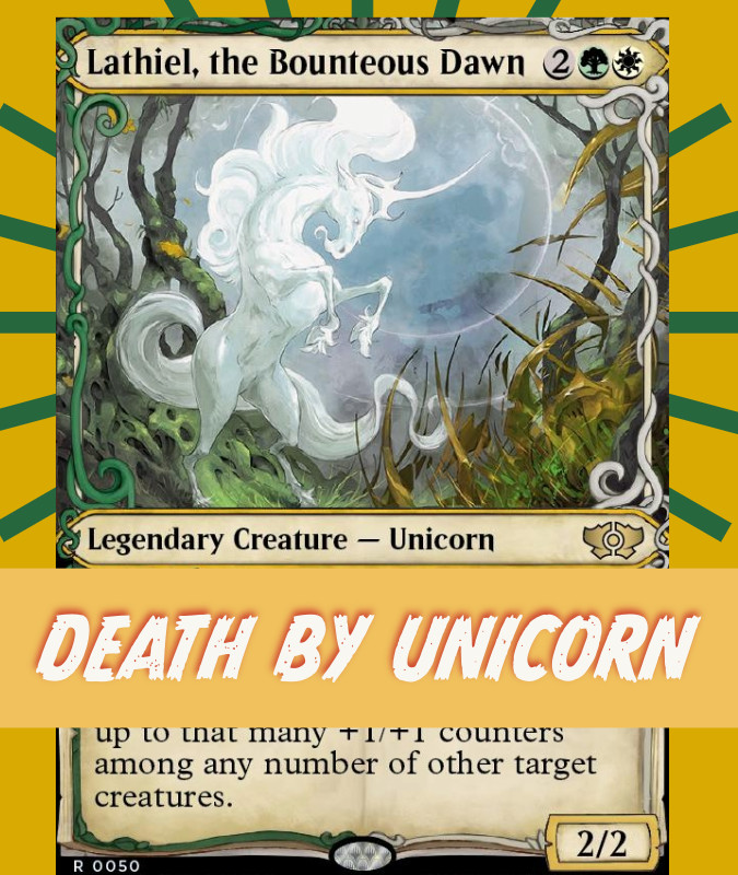 Lathiel DEATH by Unicorn - Green/White - Custom Commander Deck, EDH, MTG Lathiel DEATH by Unicorn - Green/White - Custom Commander Deck, EDH, MTG
