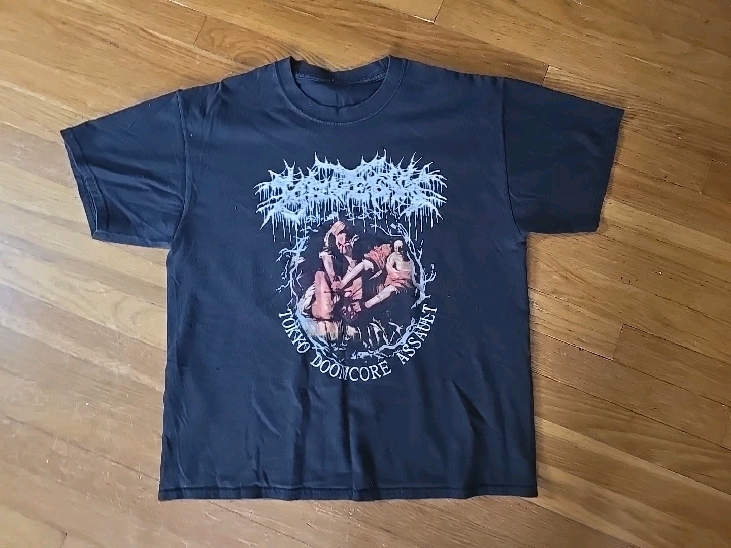 Kruelty Tokyo Doomcore Japan Band Graphic Shirt Large Death Metal Hardcore
