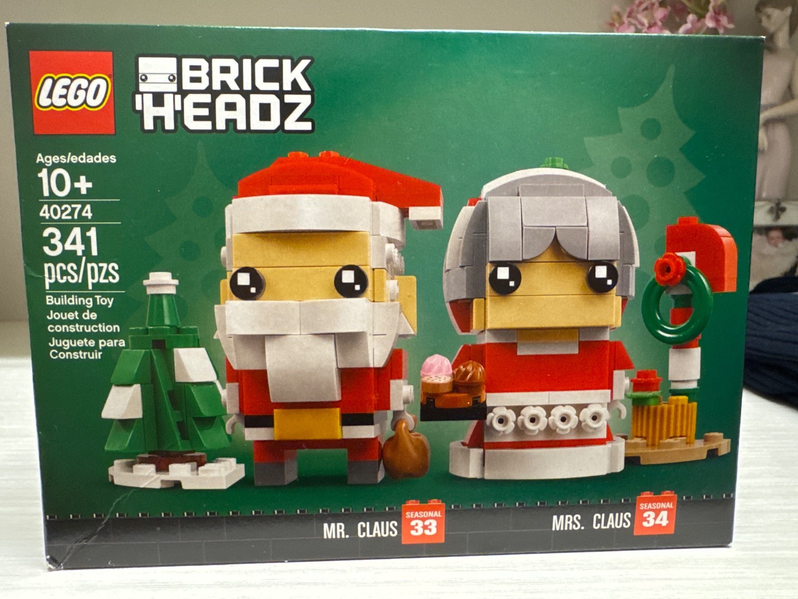LEGO BRICKHEADZ: Mr. & Mrs. Claus (40274)