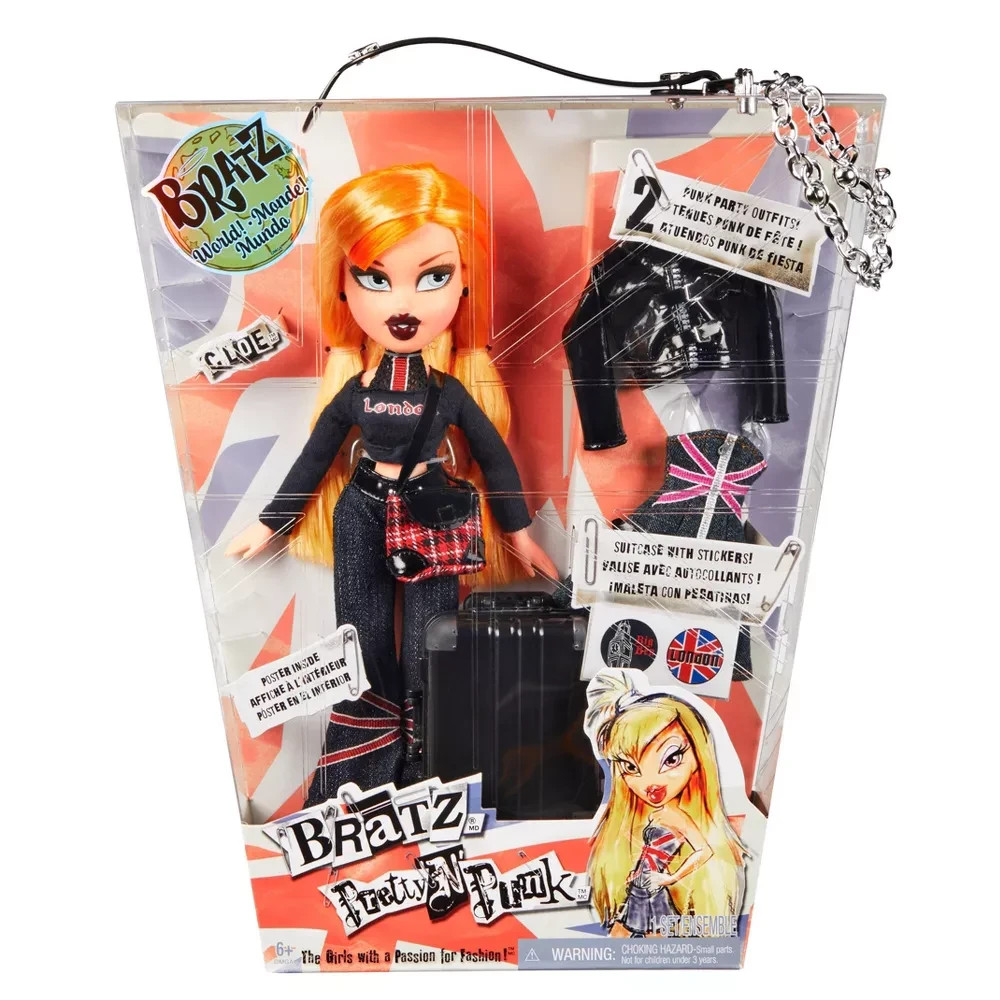 BRATZ Pretty N Punk Cloe London🇬🇧Suitcase 2 Outfits MINT Ship any country BRATZ Pretty N Punk Cloe London🇬🇧Suitcase 2 Outfits MINT Ship any country