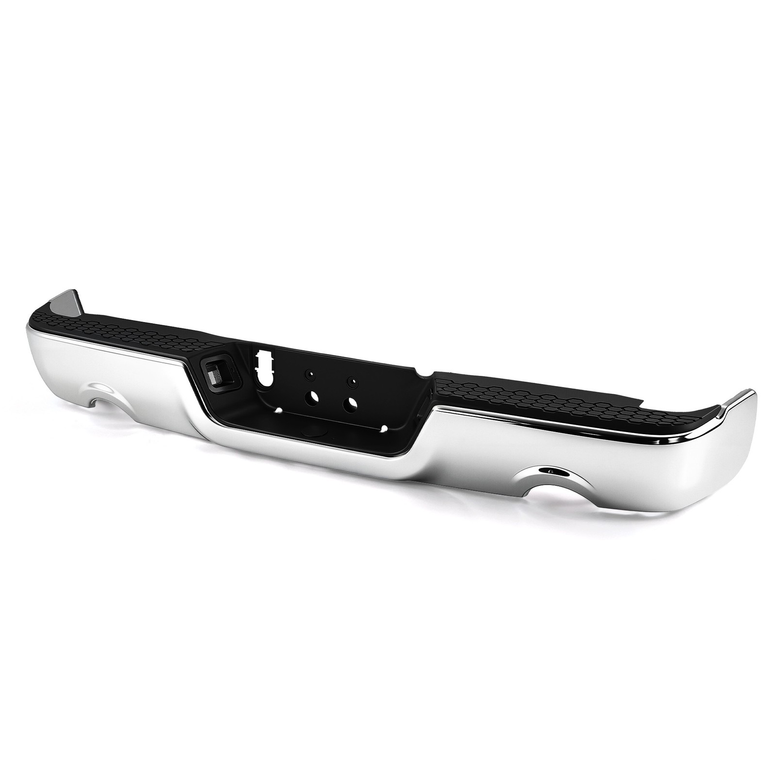 VRC One-Piece Rear Step Bumper For 2009-2018 Dodge Ram 1500 w/ Dual Exhaust