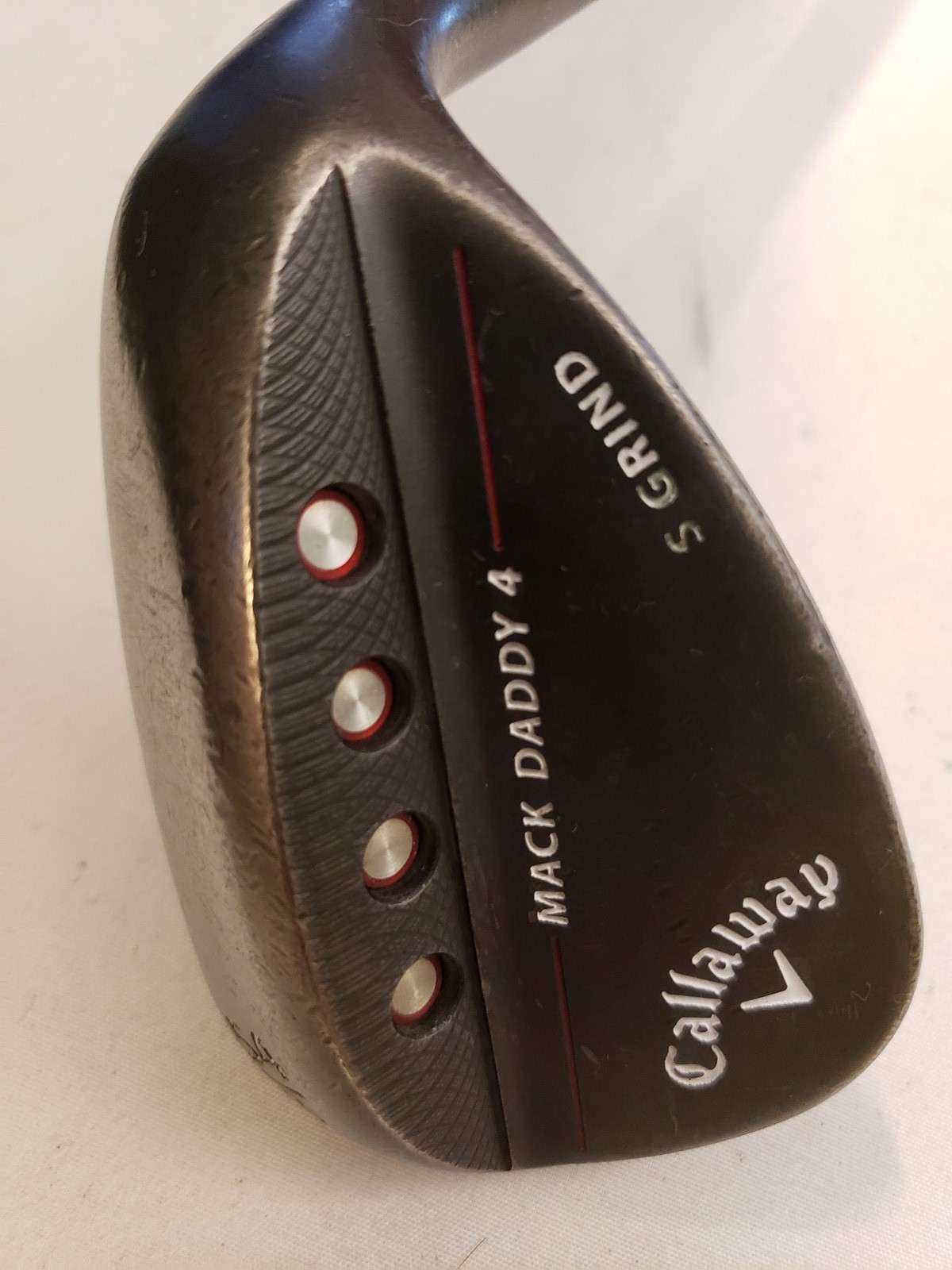 Used Callaway Mack Daddy 4 Gap Wedge 54* - 10*B - S Grind - MD4 - S200 Stiff Used Callaway Mack Daddy 4 Gap Wedge 54* - 10*B - S Grind - MD4 - S200 Stiff