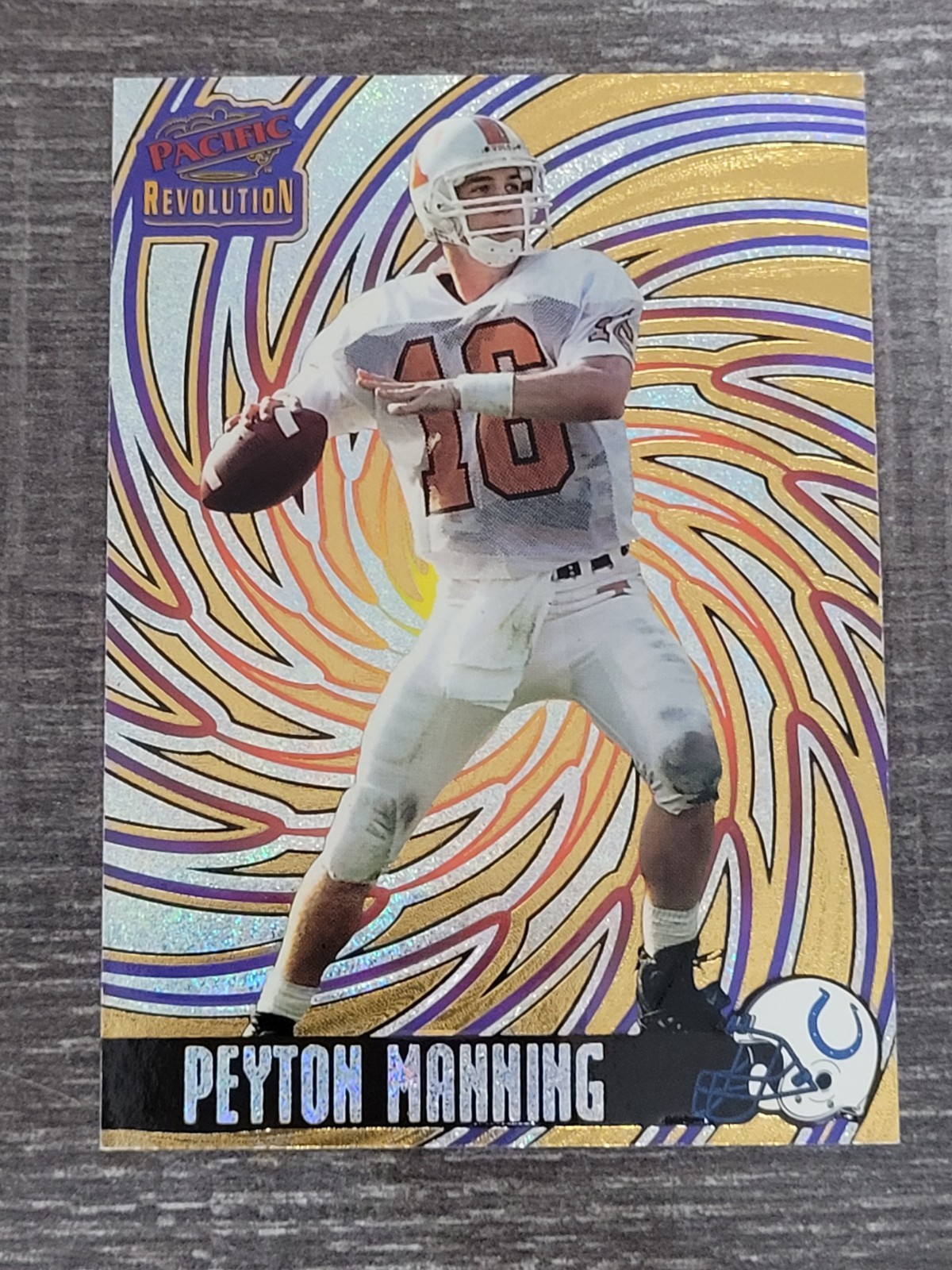 1998 Pacific Revolution Peyton Manning #58 Rookie Tennessee Volunteers Colts RC