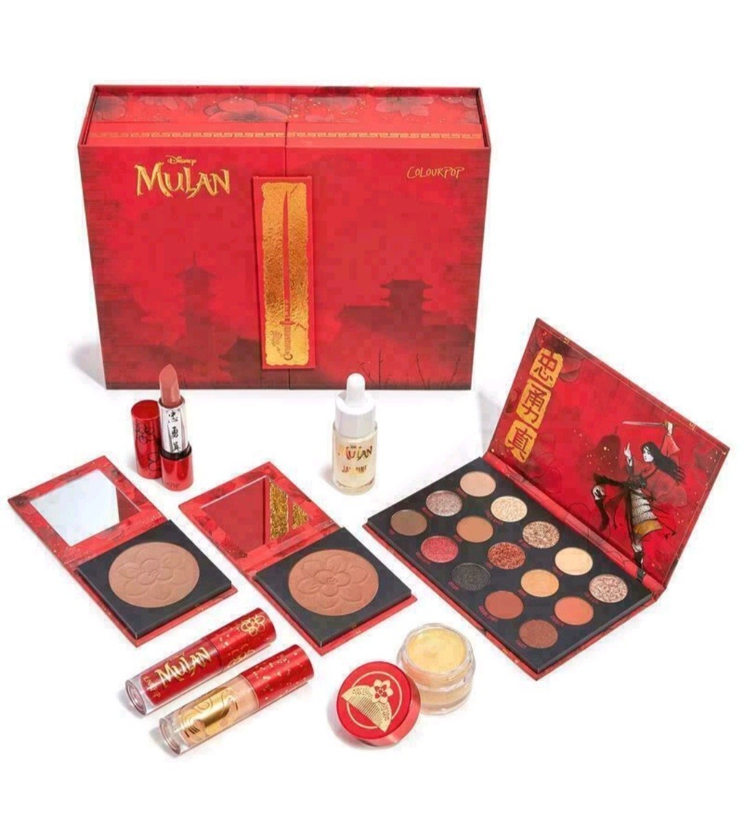 Disney Colourpop Mulan PR Collection Limited Edition No Fan Brand New Disney Colourpop Mulan PR Collection Limited Edition No Fan Brand New