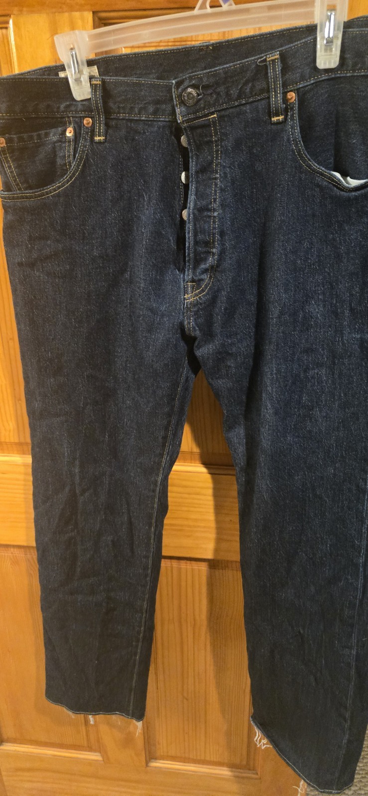 Vintage Big E Levis  501 Selvage Denim jeans mens size 36×30