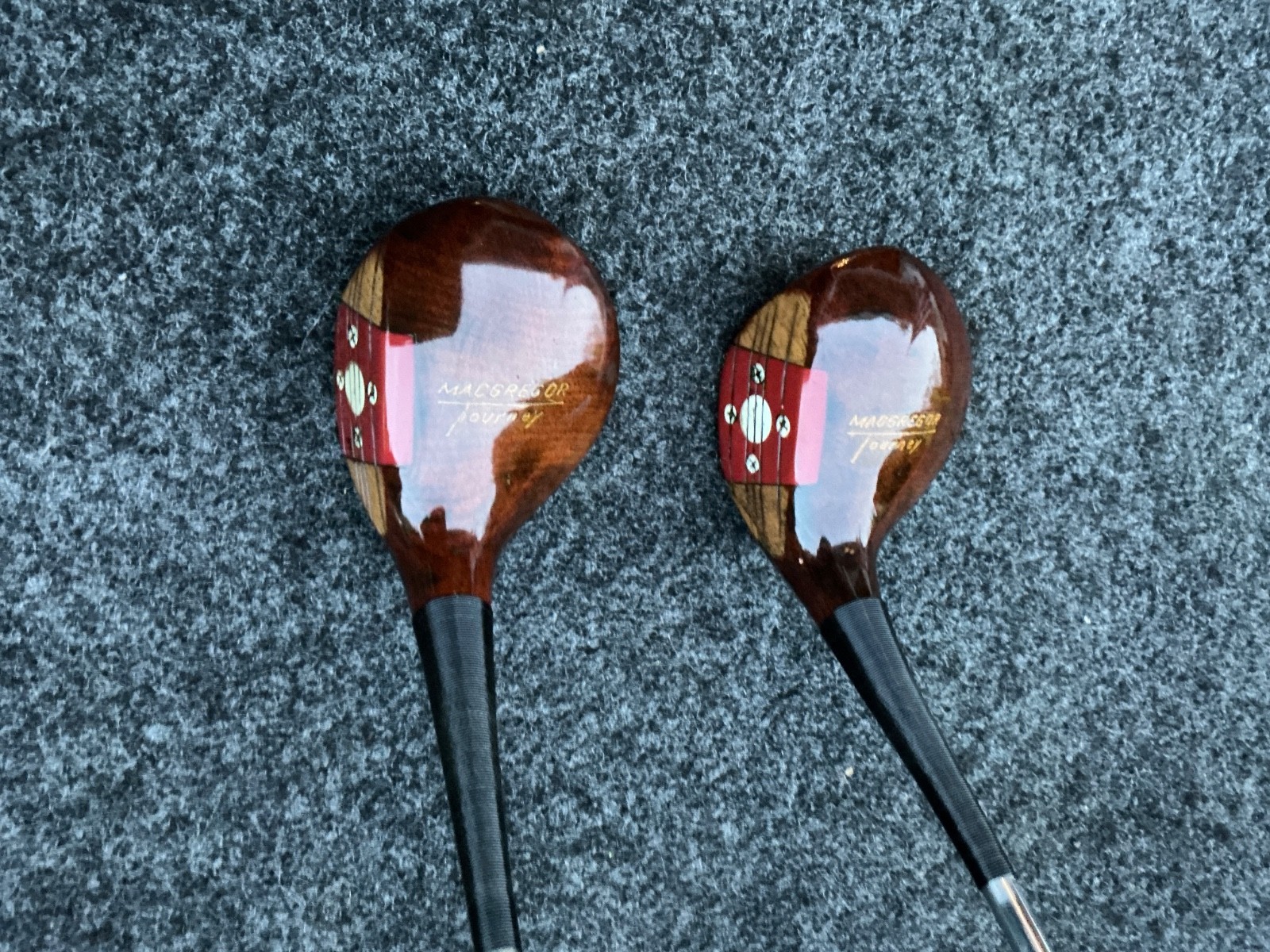 VINTAGE MACGREGOR TOURNEY PT2W EYE O MATIC 60 PERSIMMON 3 4 WOODS