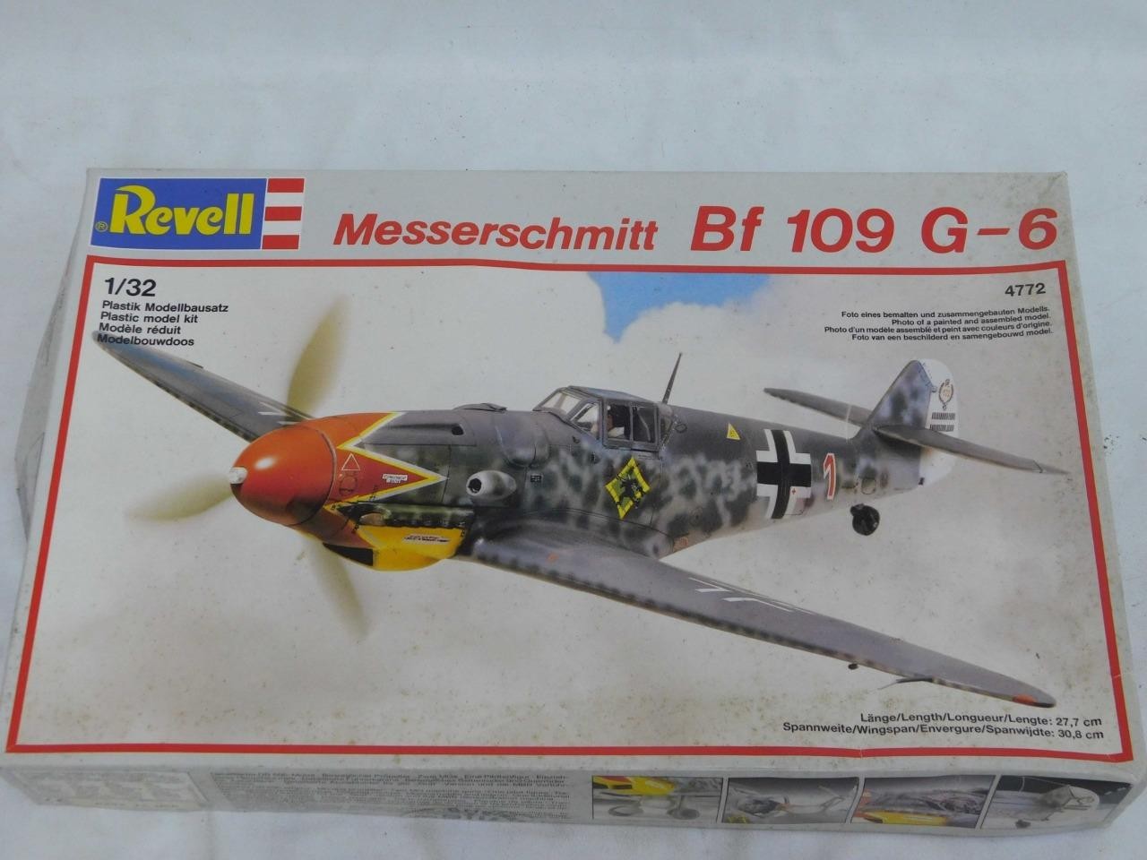 1/32 Revell Bf109 G-6 & Extra Decal Sheet Quinta & Resin Set Plastic Model Kit