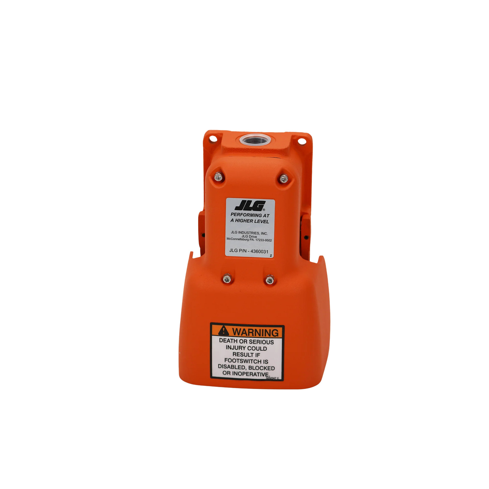 JLG OEM Foot Switch Pedal 4360031 Includes Contact Block (Used in JLG 0272970) JLG OEM Foot Switch Pedal 4360031 Includes Contact Block (Used in JLG 0272970)