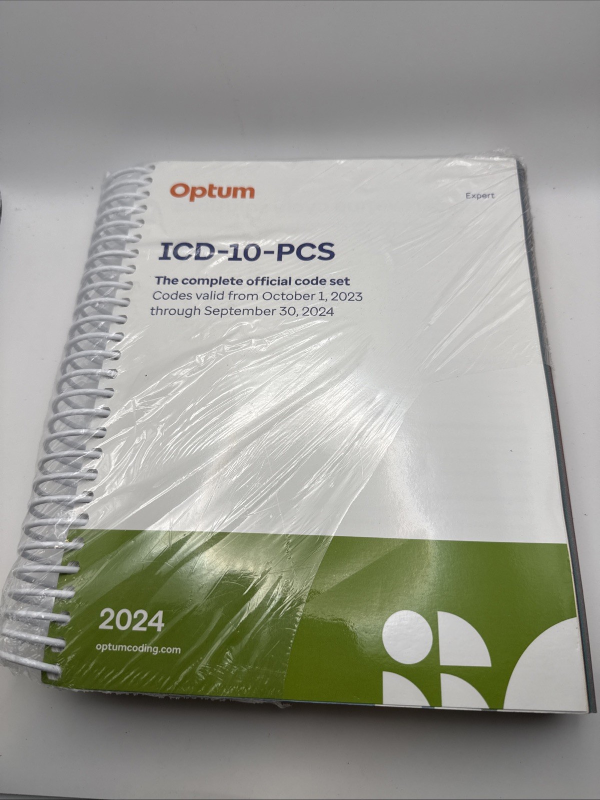 2024 ICD-10-PCS Expert (Spiral) - Spiral-bound, by Optum - Very Good